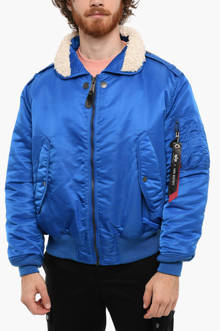 ALPHA INDUSTRIES Padded Jacket with Faux Fur Detail