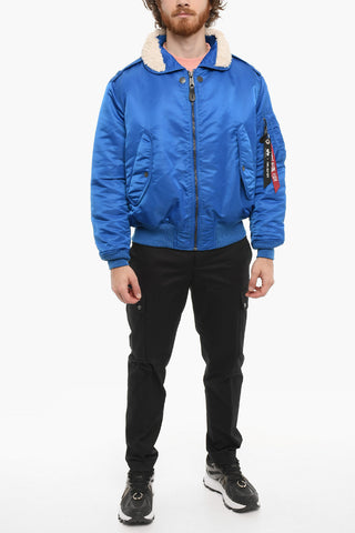 ALPHA INDUSTRIES Padded Jacket with Faux Fur Detail