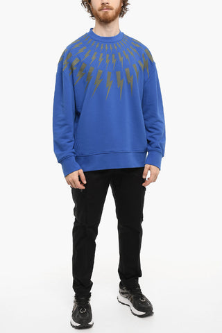 Felpa Girocollo FAIR-ISLE THUND Easy Fit 