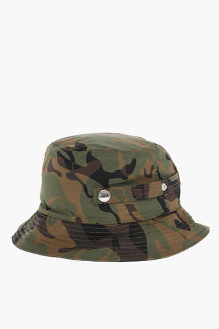 Camouflage-Printed SKULL Bucket Hat