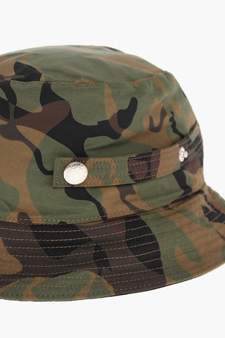 Camouflage-Printed SKULL Bucket Hat