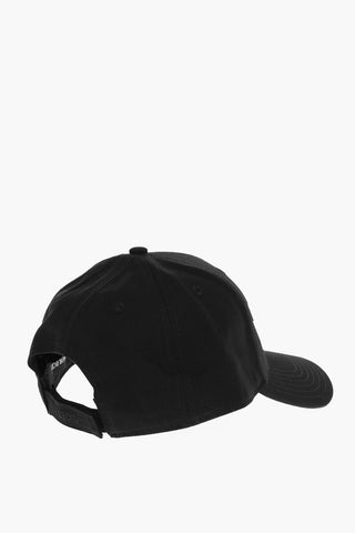 Capello da Baseball in Twill Di Cotone con Bolt in Rilievo