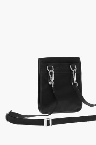 Borsa a Tracolla FAIR-ISLE THUNDERBOLT in Tinta Unita con Stampa a Contrasto e Rifiniture in Eco Pelle