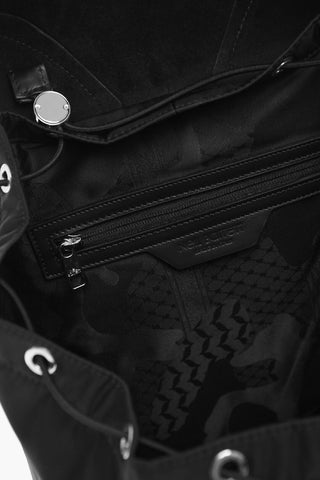 Nylon FAIR-ISLE THUNDERBOLT Backpack with Leather Details