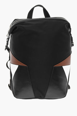 Nylon and Leather MODERNIST Backpack with Contrast Applications