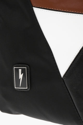Nylon and Leather MODERNIST Backpack with Contrast Applications