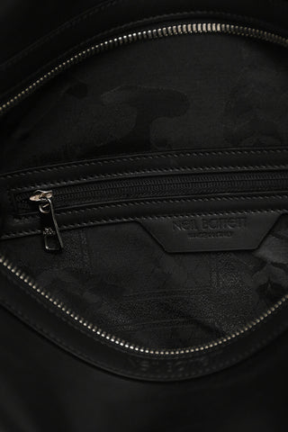 Nylon and Leather MODERNIST Backpack with Contrast Applications
