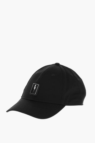 Solid Baseball Cap with Logo Plate