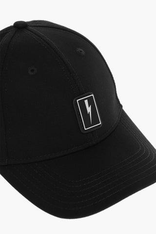 Solid Baseball Cap with Logo Plate
