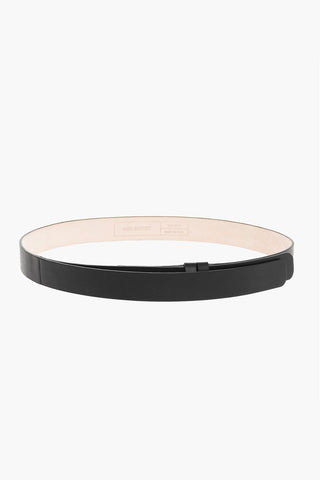 Cintura Doppia SMOOTH in Pelle senza Fibbia 30mm
