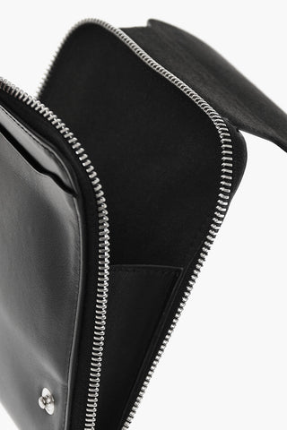 Leather Pouch with Removable Straps