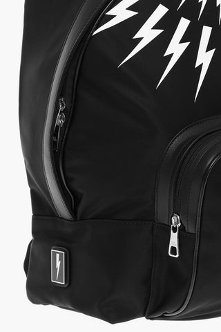 Zaino FAIR-ISLE THUNDERBOLT in Nylon con Rifiniture in Pelle