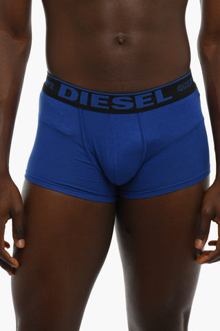 Set 3 Boxer in Misto Cotone con Banda Elastica Logata