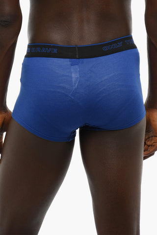 Set 3 Boxer in Misto Cotone con Banda Elastica Logata
