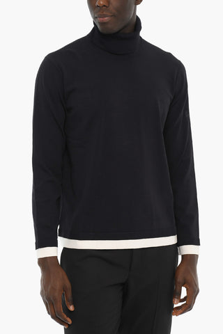 Maglia Loose Fit a Collo Alto