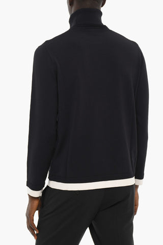 Maglia Loose Fit a Collo Alto