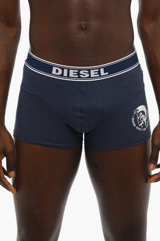 Set 3 Boxer in Cotone Stretch con Banda Elastica Logata