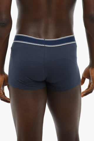 Set 3 Boxer in Cotone Stretch con Banda Elastica Logata