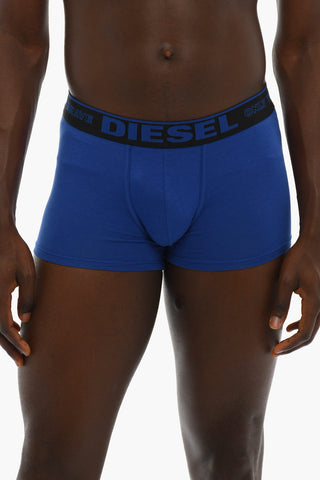 Cotton Blend Boxer with Logoed Elastic Band