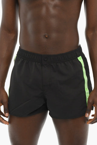 EMPORIO EA7 Swim Shorts with Logoed Side Bands
