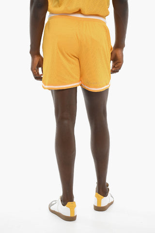 Perforated BASKETBALL Shorts with Drawstring Waist