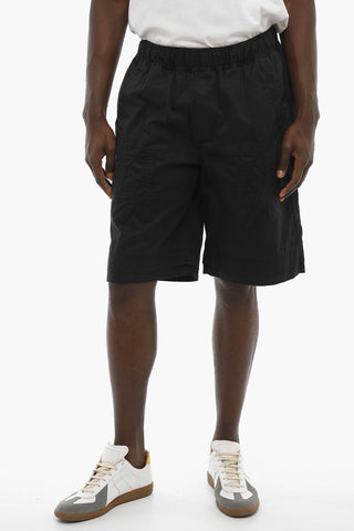 Shorts SAKHA a 3 Tasche con Logo in Rlievo