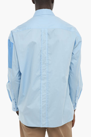Poplin Cotton Shirt with Breast Pockets