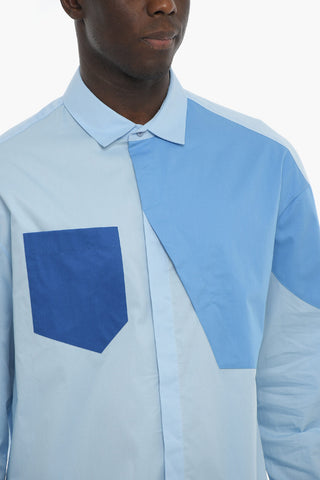 Poplin Cotton Shirt with Breast Pockets