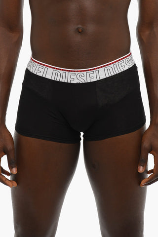 Set 3 Boxer in Cotone Stretch con Banda Elastica Logata