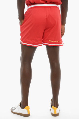 Perforated BASKETBALL Shorts with Drawstring Waist