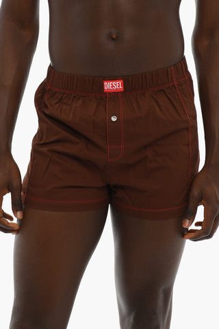 Solid Color UUBX-STARK Boxer with Buttons