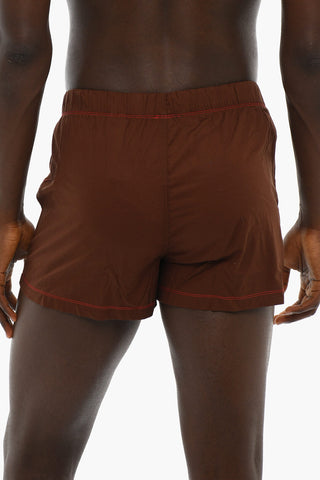 Solid Color UUBX-STARK Boxer with Buttons