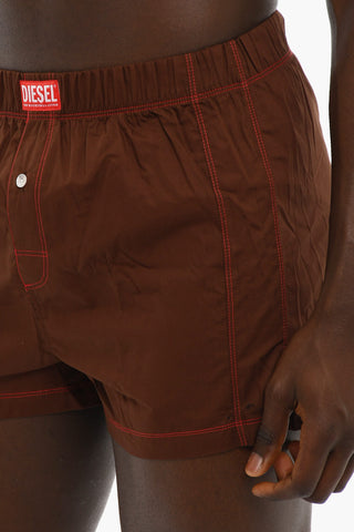Solid Color UUBX-STARK Boxer with Buttons