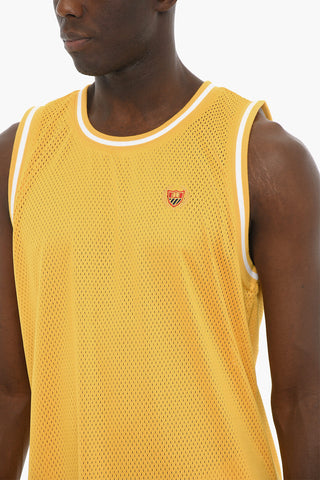 Canotta BASKETBALL Traforata con Logo Ricamato