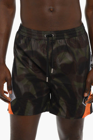 Camouflage Effect Swim Shorts
