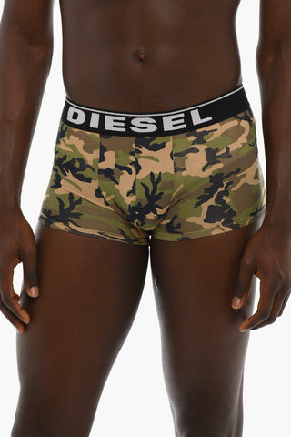 Set 3 Pairs of Stretch Cotton Boxer with Logoed Elastic Band