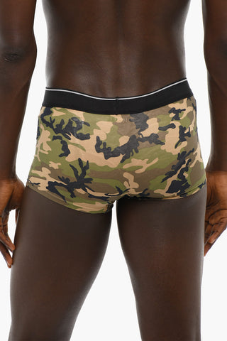 Set 3 Pairs of Stretch Cotton Boxer with Logoed Elastic Band
