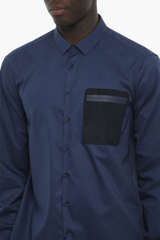 Camicia in Tinta Unita con Taschino