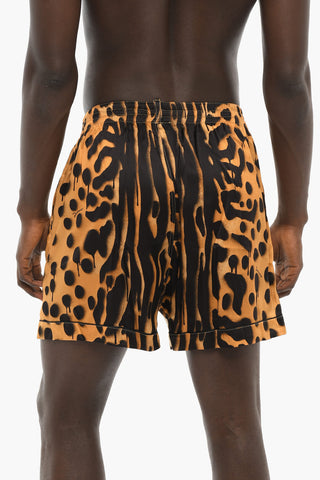 Shorts Pijama in Seta a Fantasia
