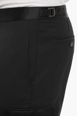 Pantaloni Crago FIREMAN con Dettagli in Satin