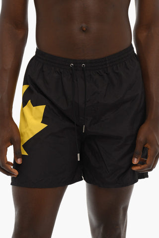Costume da Bgano Boxer con Stampa a Contrasto