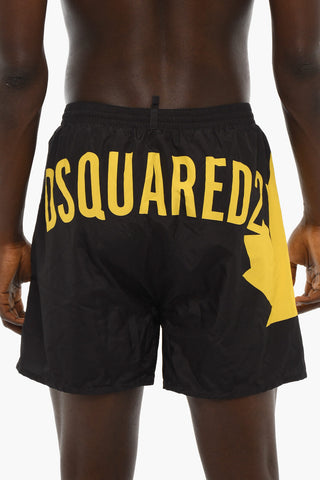 Costume da Bgano Boxer con Stampa a Contrasto