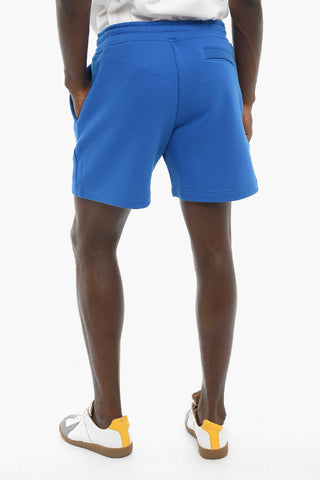 Shorts P-STELT In Felpa con Lacci a Contrasto