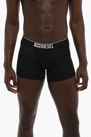 Set 3 Boxer in Cotone Stretch con Banda Elastica Logata