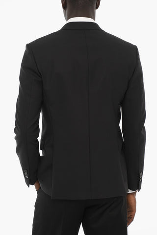 Slim Fit 2-button Blazer with Contrasting Details