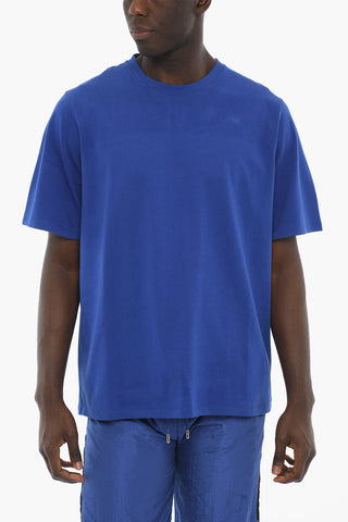 Back Embroidered Crew-neck T-Shirt