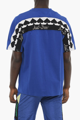 Back Embroidered Crew-neck T-Shirt