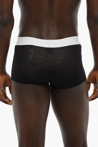 Set 3 Boxer in Cotone Stretch con Banda Elastica Logata