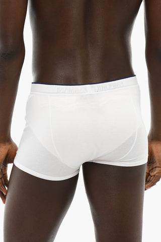 EMPORIO Boxer in Tinta unita con Banda in Vita a contrasto