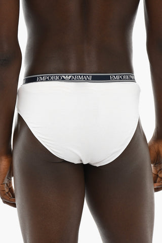 EMPORIO Slip in Cotone Stretch con Banda Elastica Logata